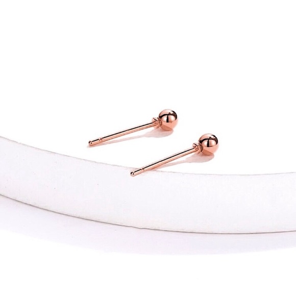 🔵𝟲𝟱%𝗢𝗙𝗙 𝗯𝘂𝗻𝗱𝗹𝗲𝘀 𝟯+🔵 NEW 3 mm Ball Stainless Steel Stud Earrings - Picture 12 of 14